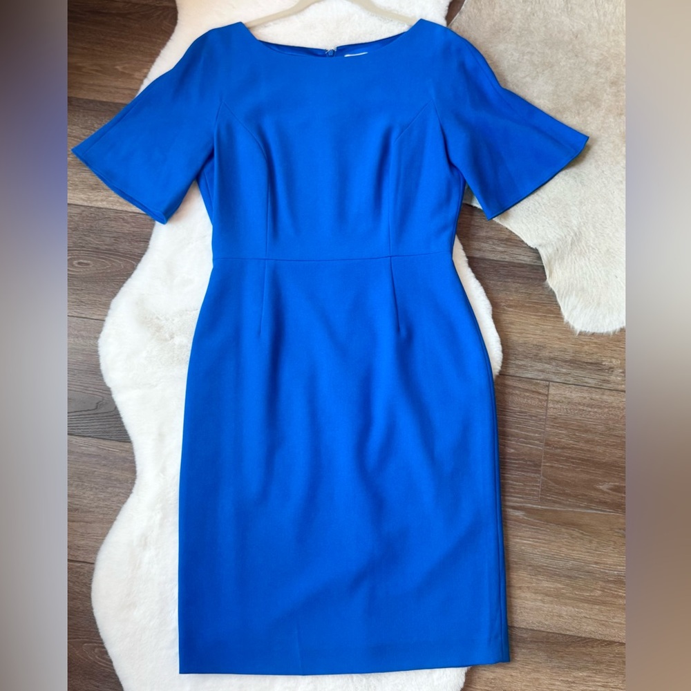 Katherine Kelly Royal Blue Sheath Dress 6